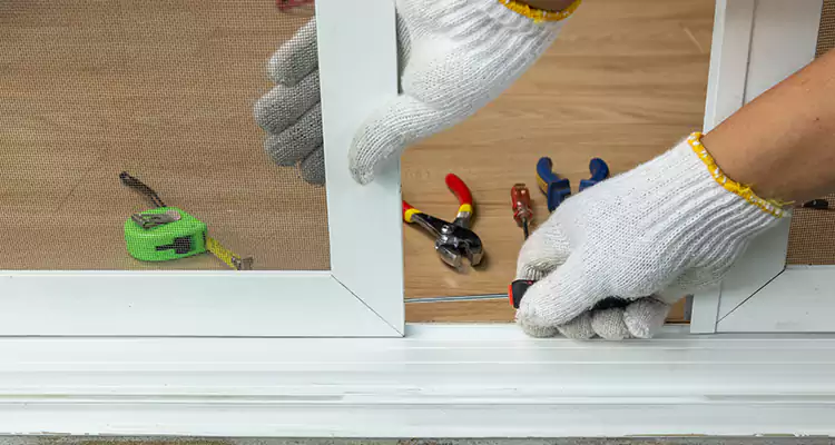 Sliding Glass Door Off Rails Repair in Edgewater, FL